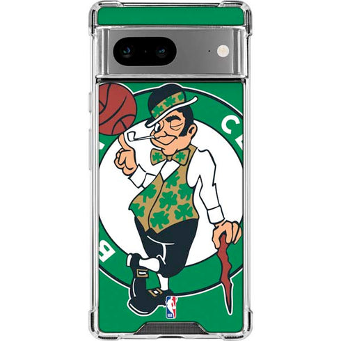 NBA Boston Celtics Large Logo Google Pixel 7a Clear Case